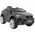 Elektrické autíčko BMW X6 - lakované - čierne